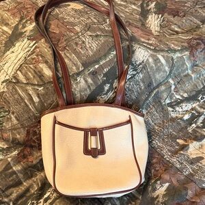 Chic Tan and Brown Women's Shoulder Bag